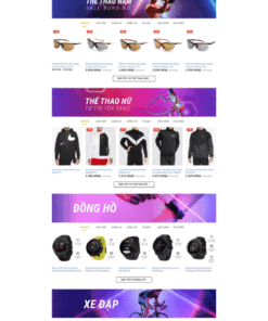 Theme Shop thể thao shop gia dụng đẹp avasport.com