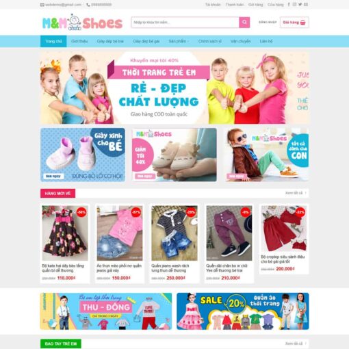 Theme wordpress baby shop