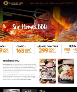 Theme wordpress giới thiệu nhà hàng bbq