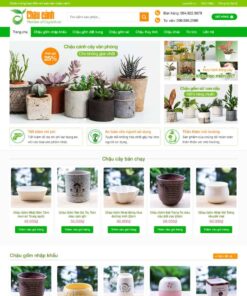 Theme WordPress bán chậu cây cảnh văn phòng
