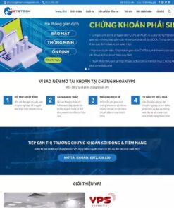 Theme WordPress công ty chứng khoán