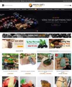 Theme WordPress đá quý, vật phẩm phong thủy 01