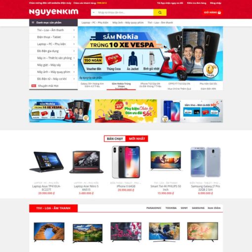 Theme WordPress điện máy 04