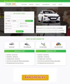 Theme flatsome WordPress Mẫu dịch vụ taxi 02