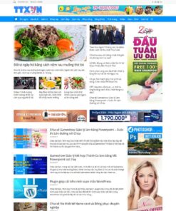 Theme Flatsome WordPress - Theme tin tức 01