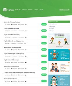 Theme WordPress tuyển dụng, việc làm 01