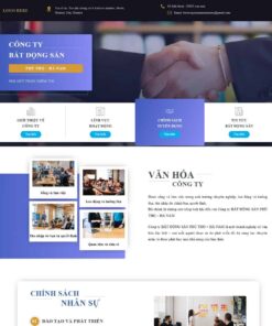 Theme WordPress Landing page tuyển dụng