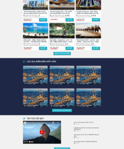 Theme web về du lịch , tour du lịch , theme wordpress Du Lịch 30