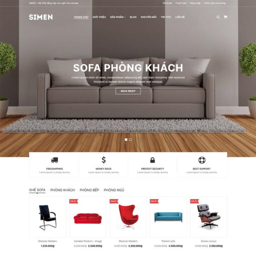 Theme WordPress nội thất 35