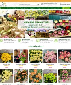 Theme WordPress cửa hàng bán hoa 05