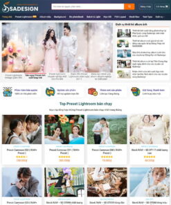 Theme WordPress bán tài nguyên đồ họa