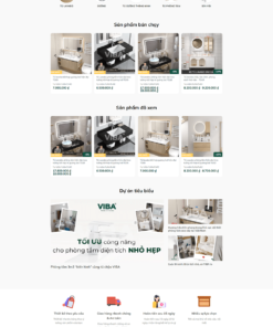 Theme wordpress nội thất , theme thiết kế kiến trúc vibavietnam