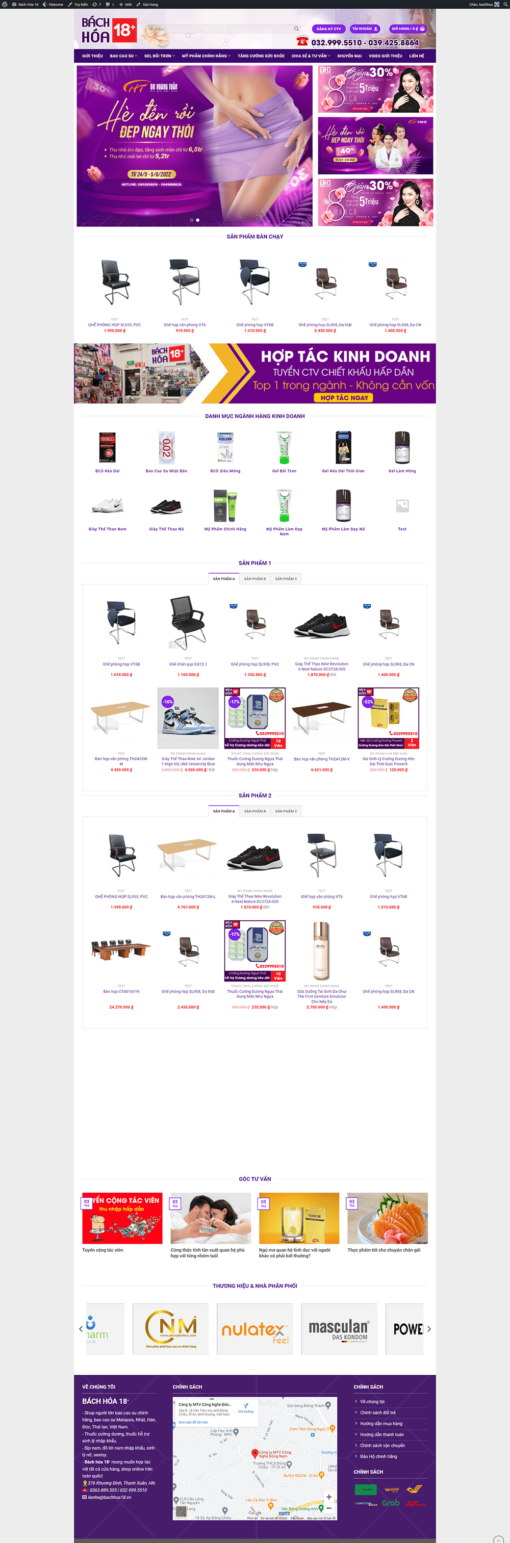 Theme WordPress shop đồ chơi người lớn 2